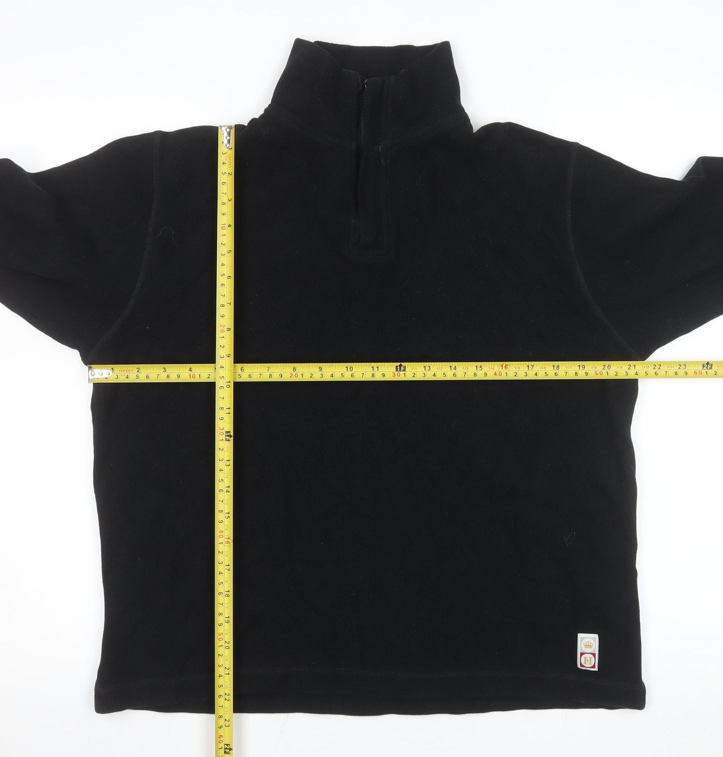 Mens UK Size S H.L Black Pullover Sweatshirt