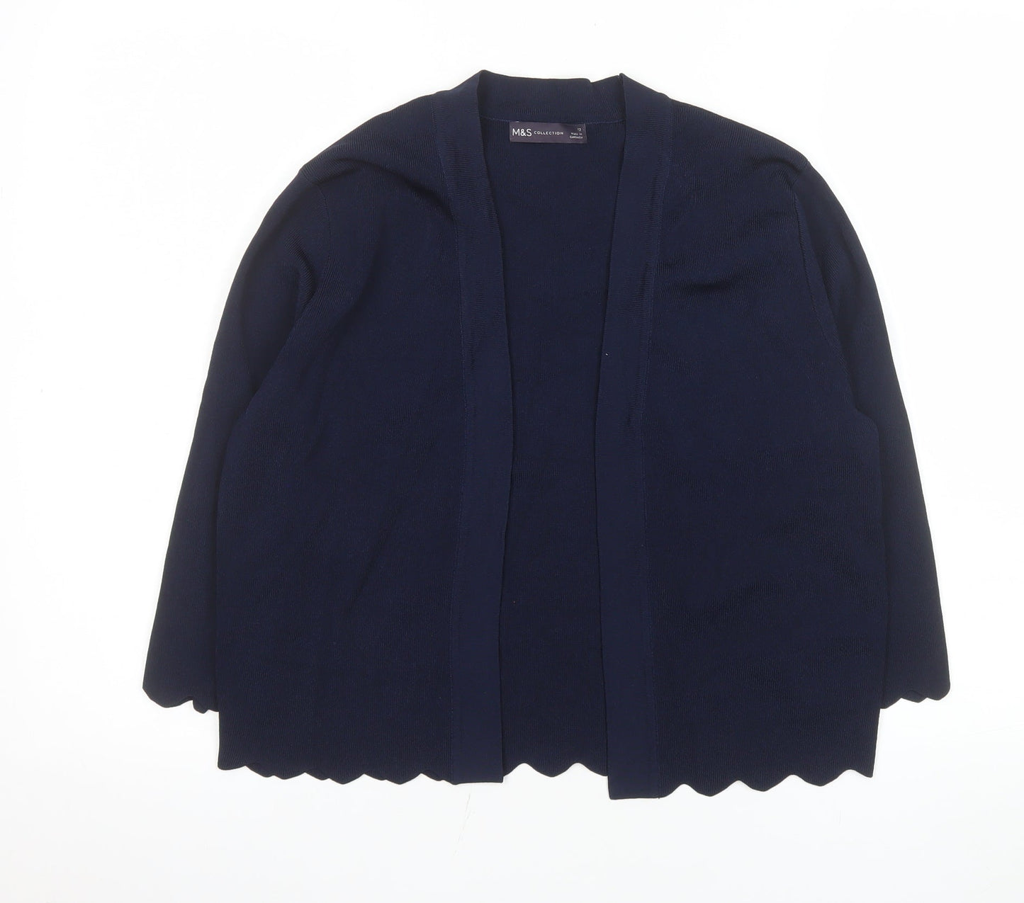 Womens UK Size 12 Marks and Spencer Blue Cardigan Jumper