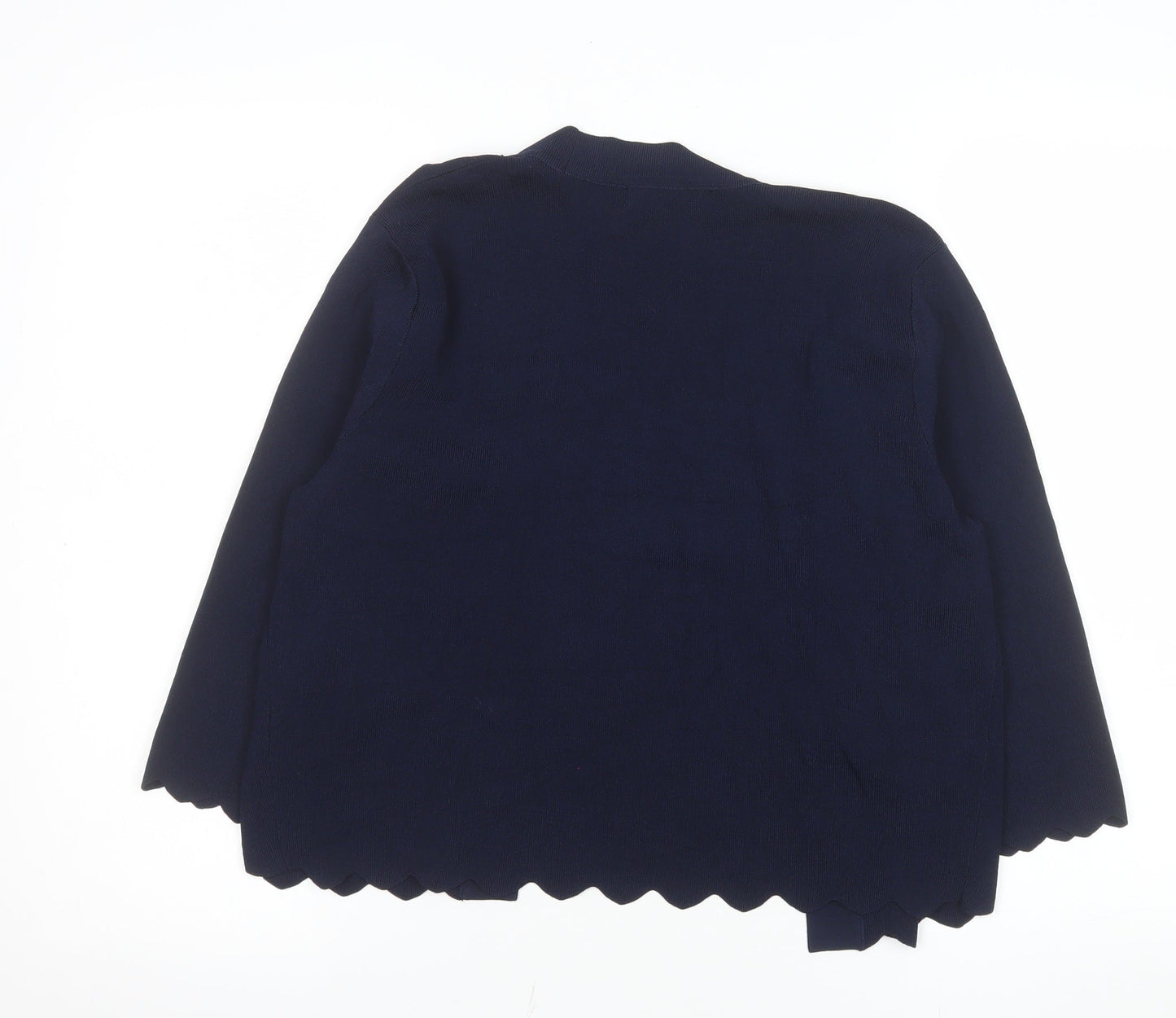 Womens UK Size 12 Marks and Spencer Blue Cardigan Jumper