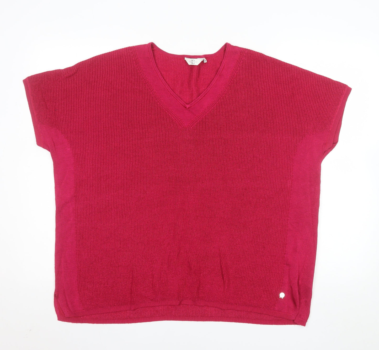 Womens UK Size XL Country Casuals Pink Pullover Jumper