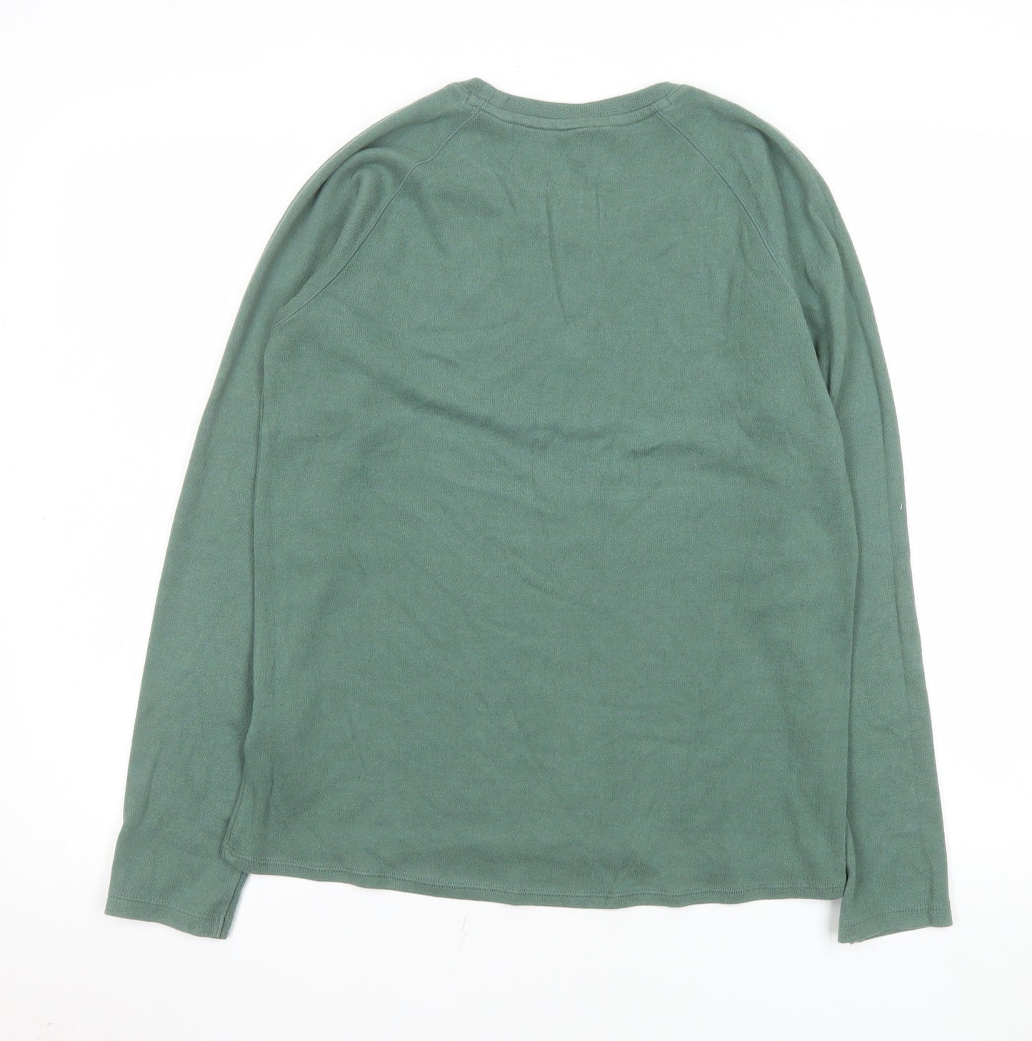 Mens UK Size M Uniqlo Green Pullover Sweatshirt
