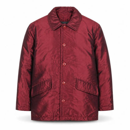 Mens UK Size S I.Q. Red Overcoat
