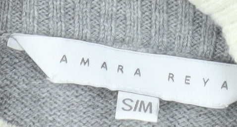 Womens UK Size S Amara Reya Grey Pullover Jumper