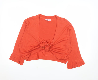 Womens UK Size 20 Marks and Spencer Red Cropped Blouse