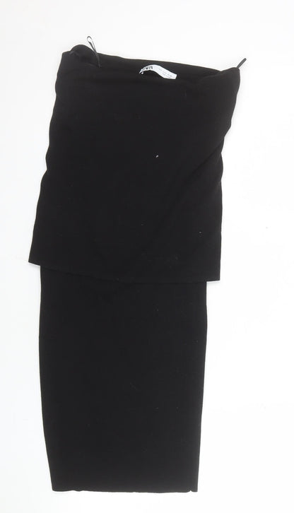 Womens UK Size S Zara Straight & Pencil Knit Skirt