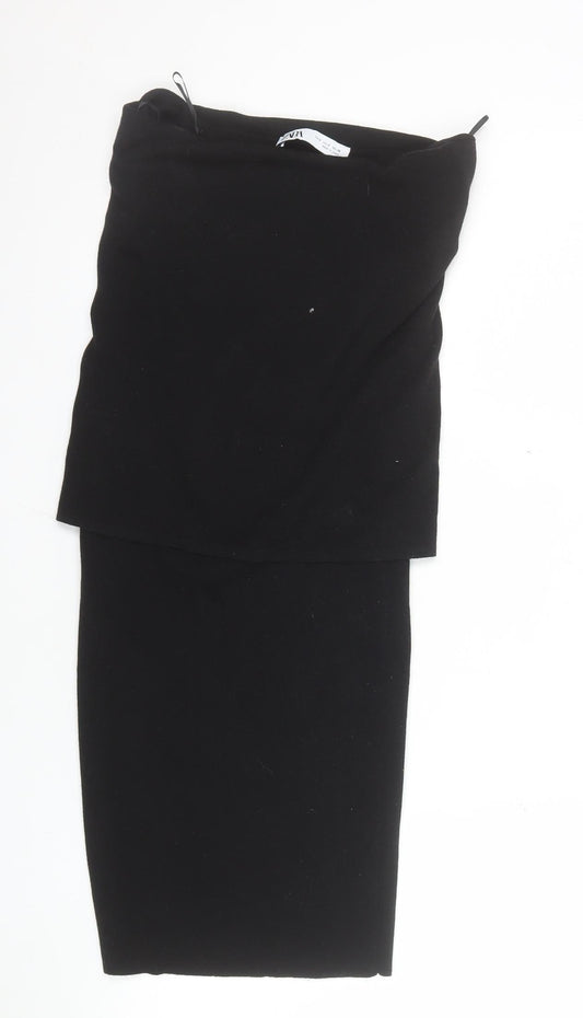 Womens UK Size S Zara Straight & Pencil Knit Skirt