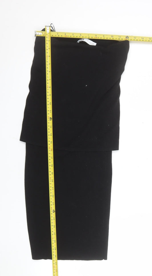 Womens UK Size S Zara Straight & Pencil Knit Skirt