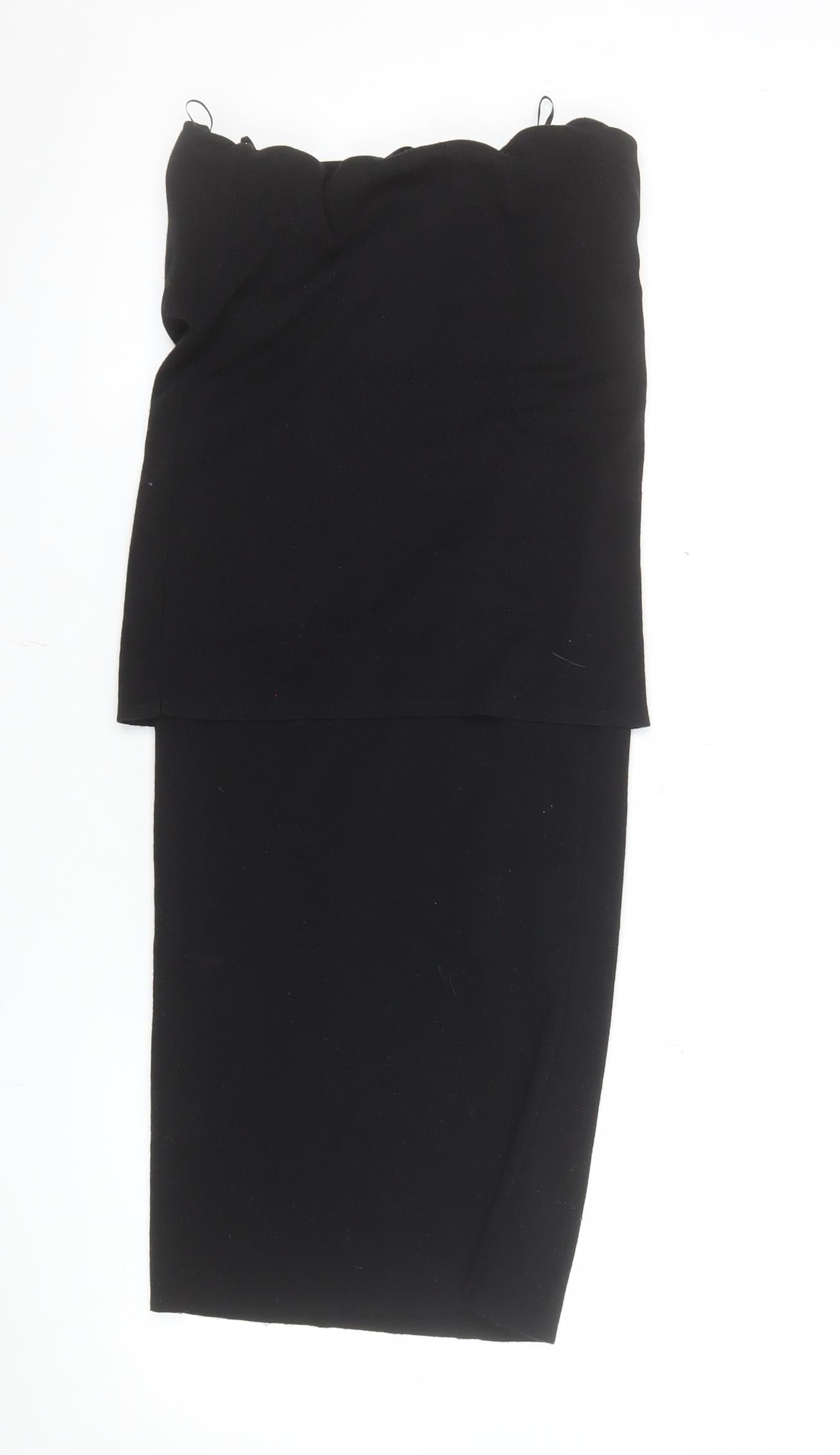Womens UK Size S Zara Straight & Pencil Knit Skirt