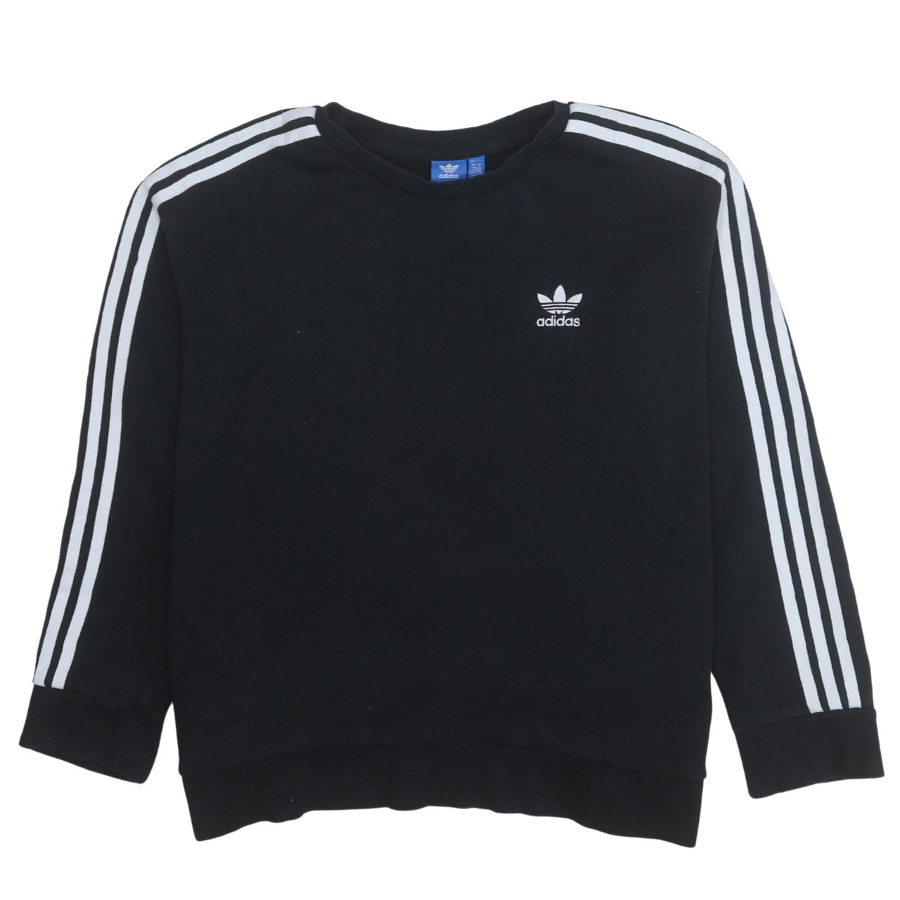 Womens UK Size 14 adidas Black Pullover Sweatshirt