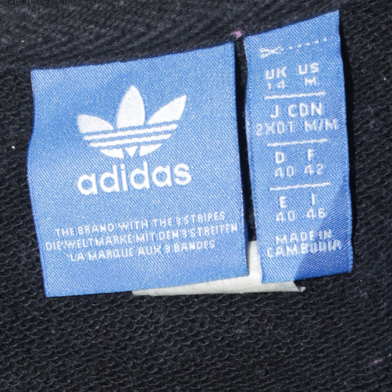 Womens UK Size 14 adidas Black Pullover Sweatshirt