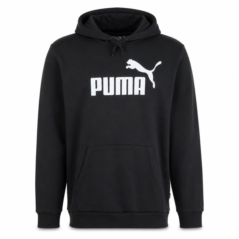 Mens UK Size M PUMA Black Pullover Hoodie