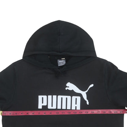 Mens UK Size M PUMA Black Pullover Hoodie