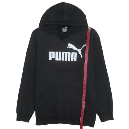 Mens UK Size M PUMA Black Pullover Hoodie