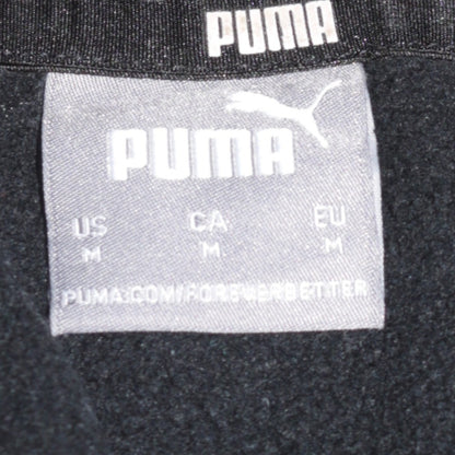 Mens UK Size M PUMA Black Pullover Hoodie