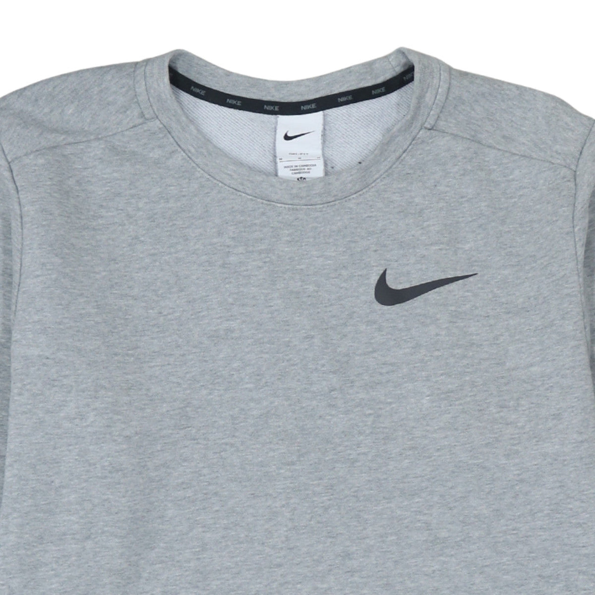 Mens UK Size M Nike Grey Pullover Sweatshirt