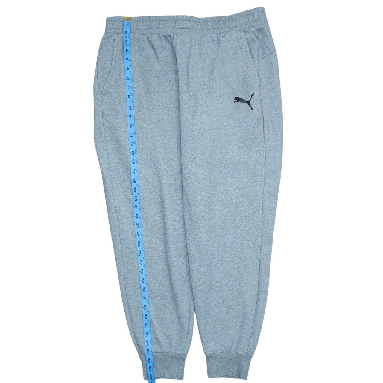 Mens UK Size XL PUMA Regular Fit Sweatpants Grey Trousers