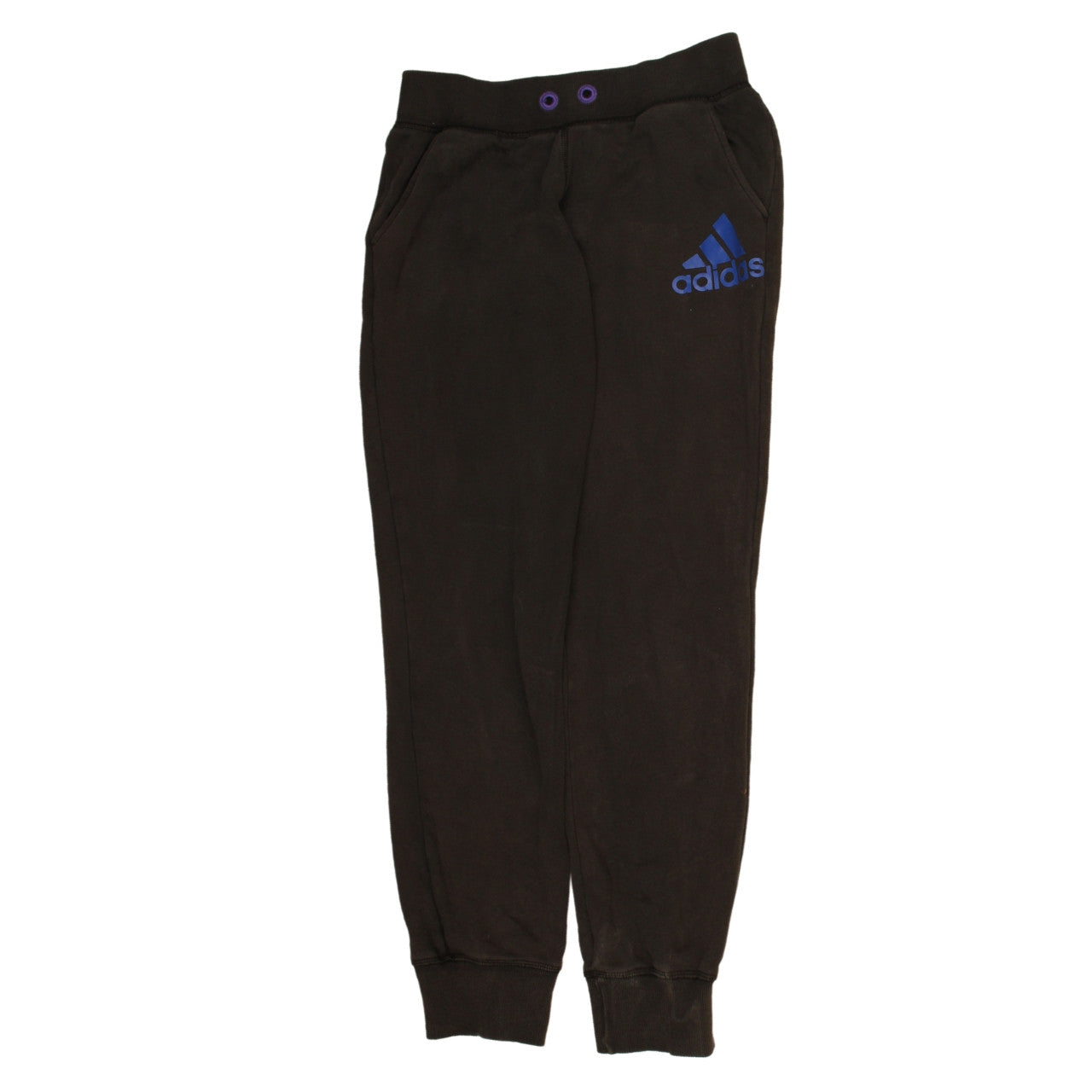 Mens UK Size S adidas Regular Fit Jogger Black Trousers