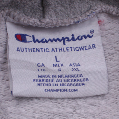 Mens UK Size L Champion Grey Pullover Hoodie
