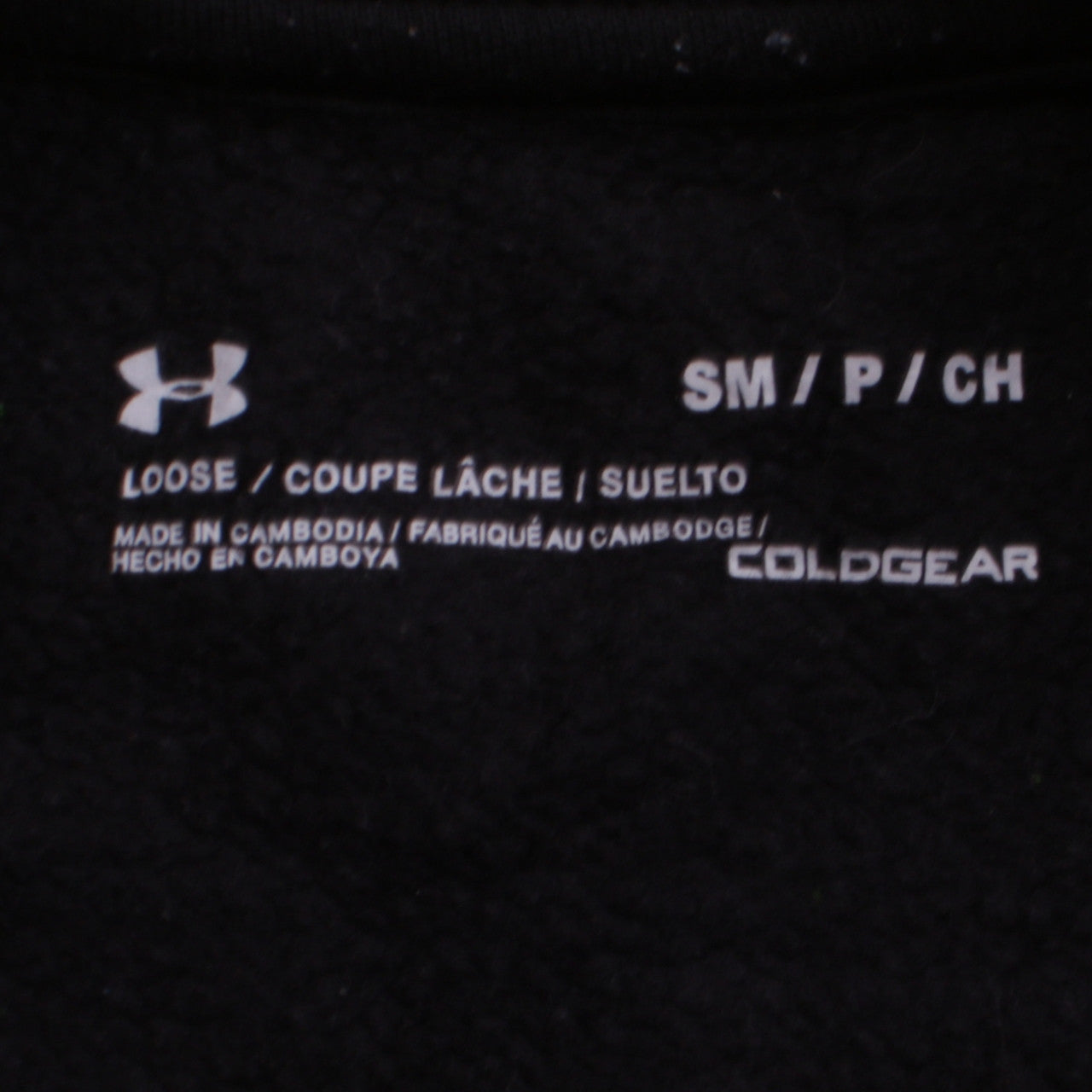 Mens UK Size S Under armour Black Pullover Sweatshirt