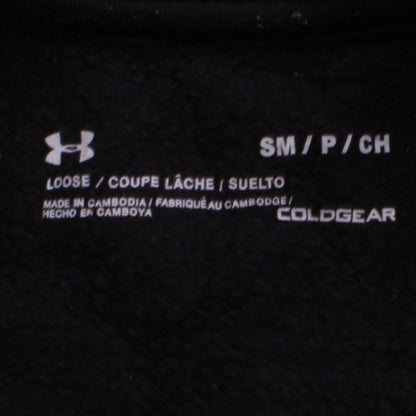 Mens UK Size S Under armour Black Pullover Sweatshirt