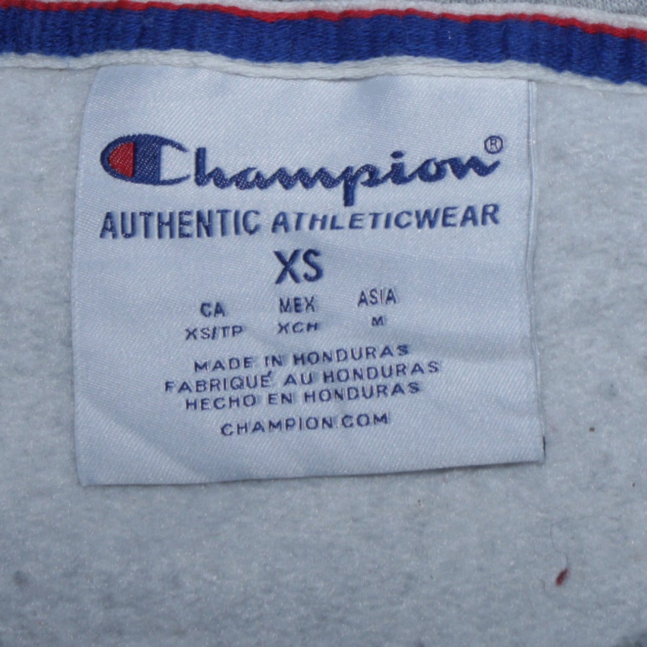 Womens UK Size XS Champion Multicoloured Pullover Hoodie
