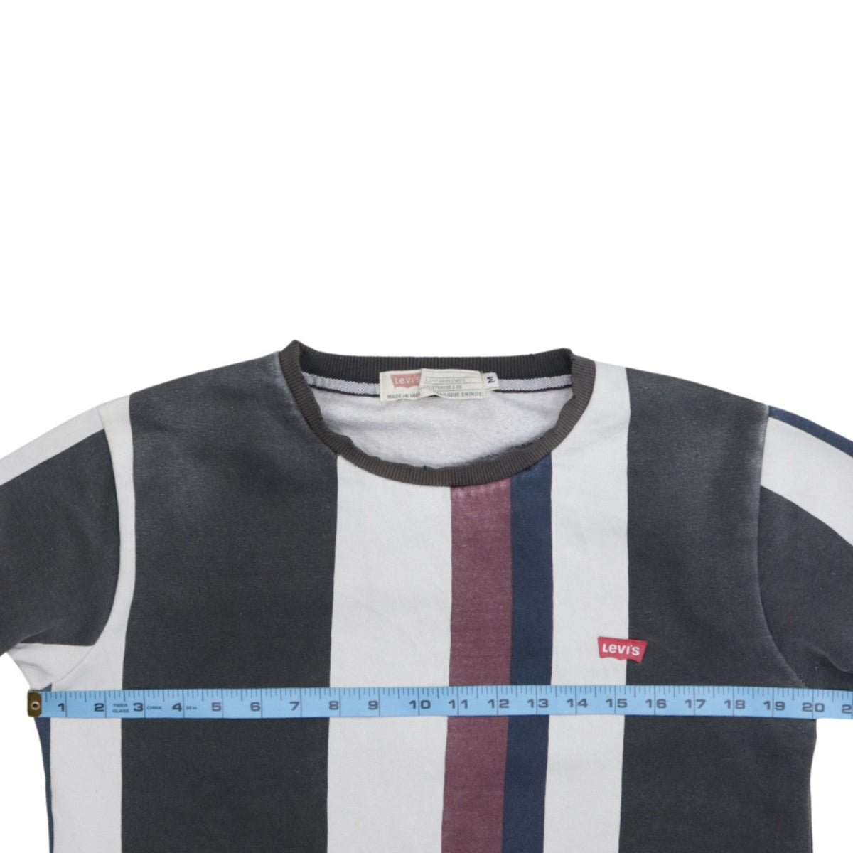 Mens UK Size M Levi's Multicoloured Pullover Sweatshirt