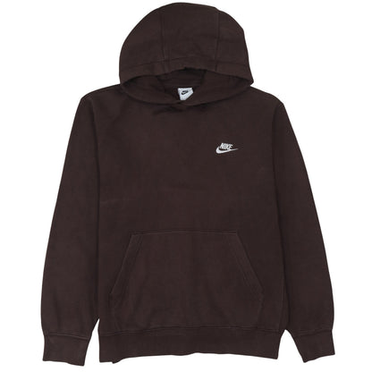 Mens UK Size S Nike Brown Pullover Hoodie