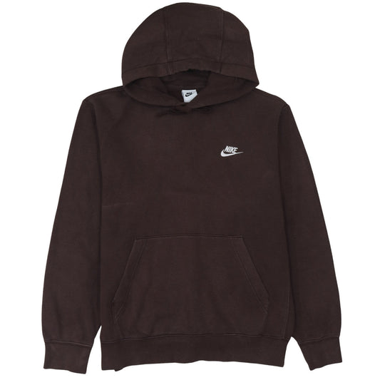 Mens UK Size S Nike Brown Pullover Hoodie