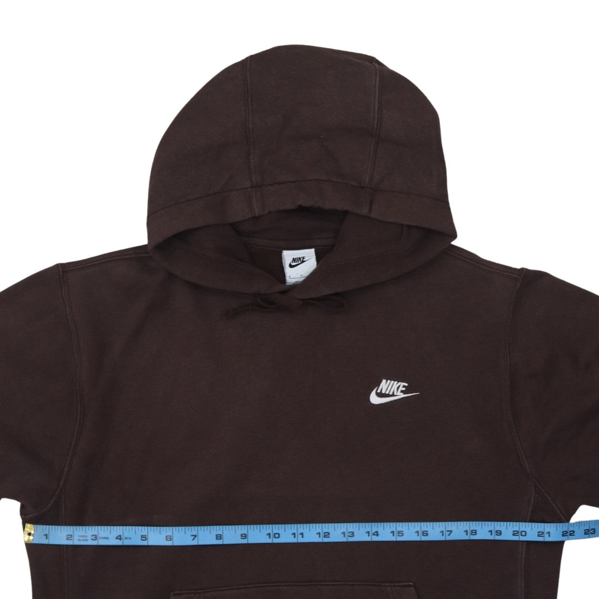 Mens UK Size S Nike Brown Pullover Hoodie