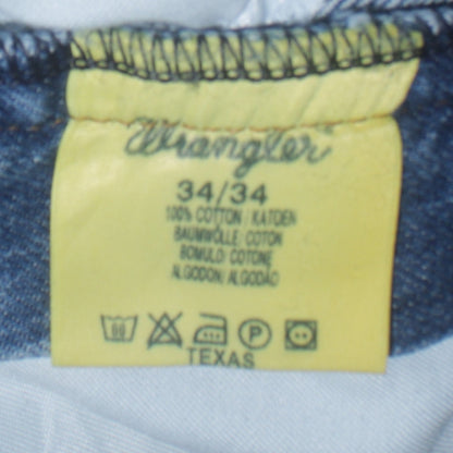 Mens UK Size 34/34 Wrangler Blue Pullover