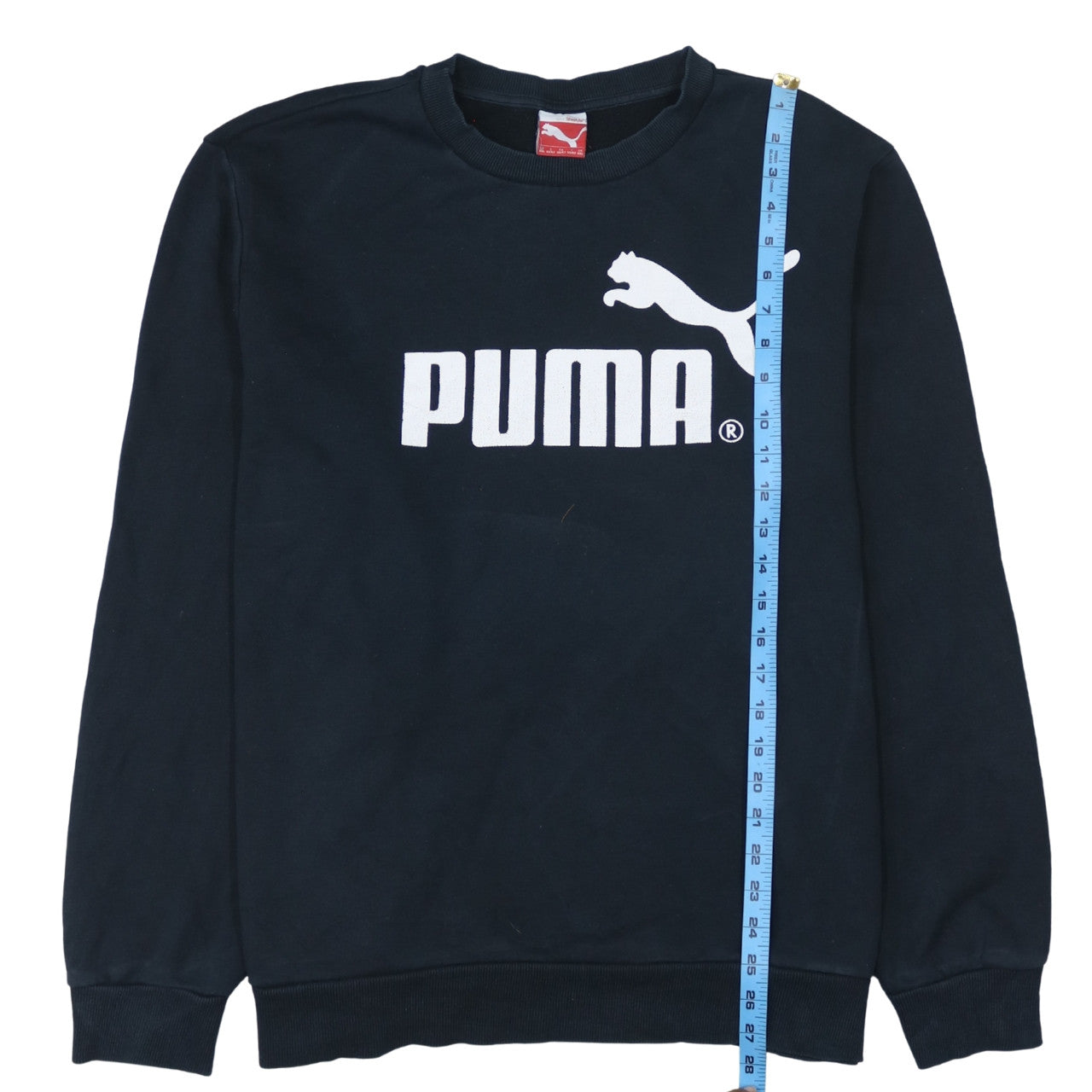 Mens UK Size 2XL PUMA Black Pullover Sweatshirt