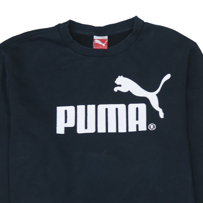 Mens UK Size 2XL PUMA Black Pullover Sweatshirt