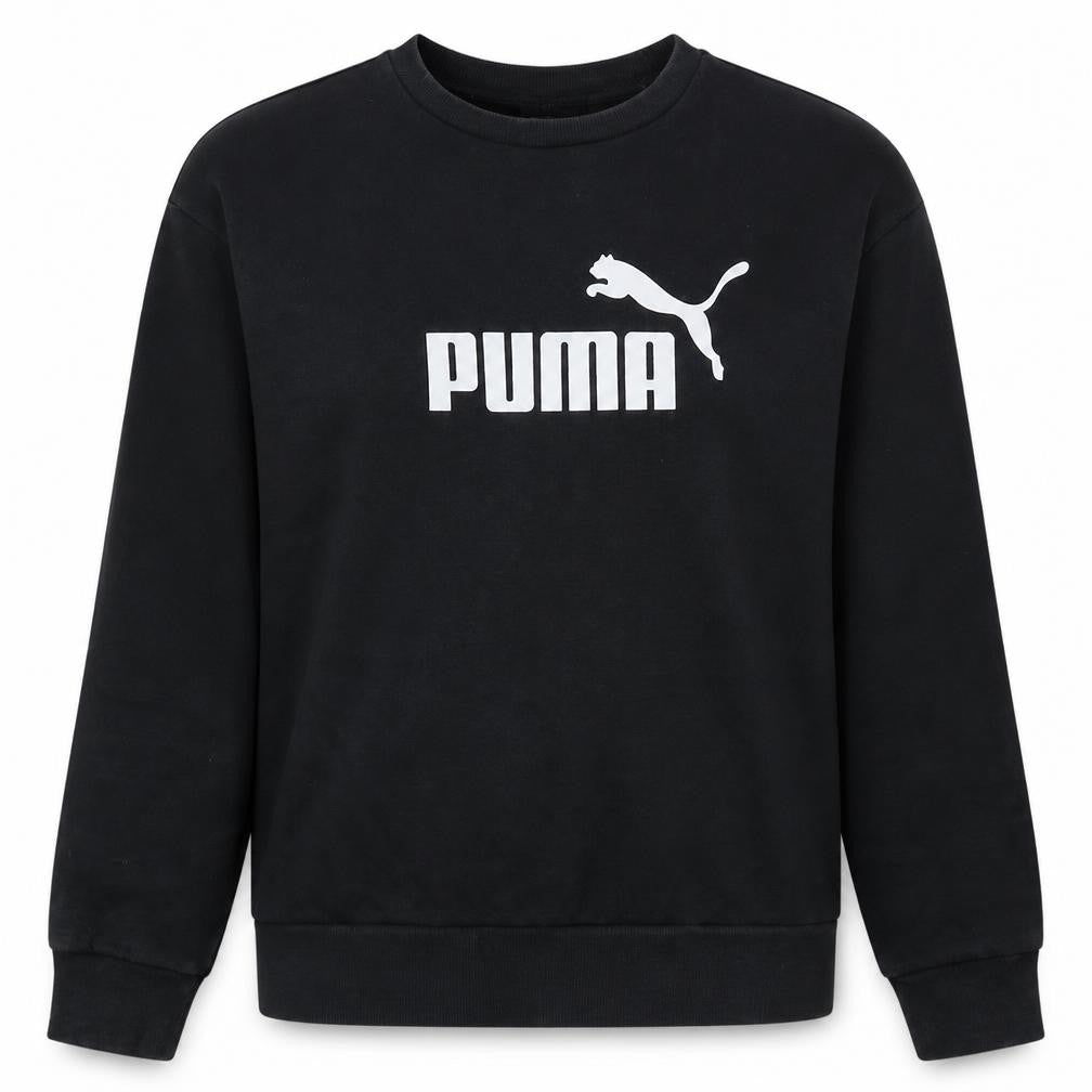 Womens UK Size M PUMA Black Pullover Sweatshirt