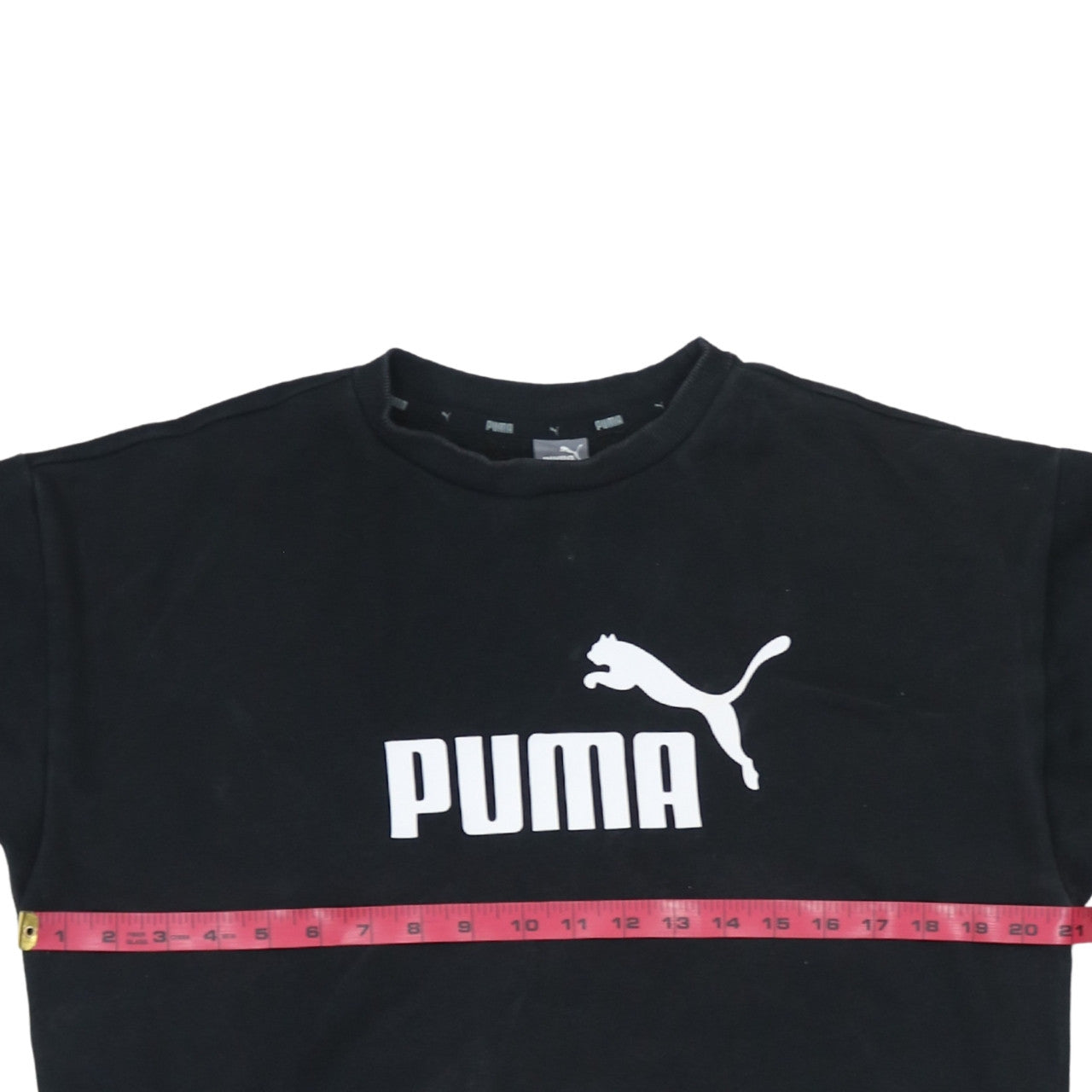 Womens UK Size M PUMA Black Pullover Sweatshirt