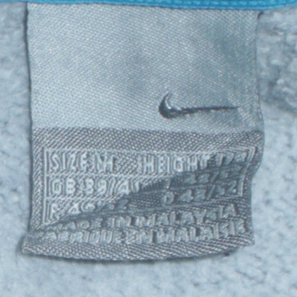 Mens UK Size M Nike Blue Full Zip Hoodie