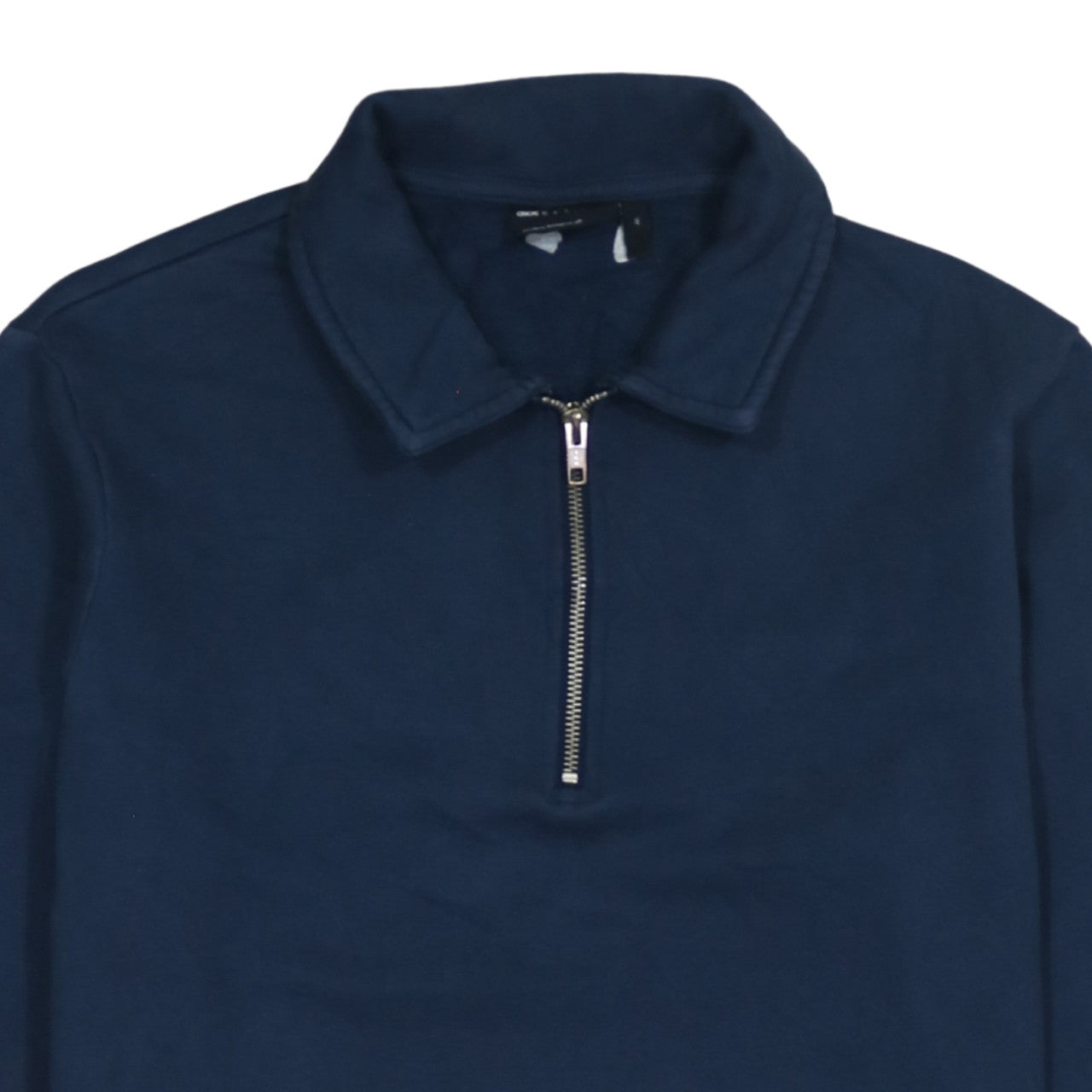 Mens UK Size M ASOS DESIGN Blue Henley Sweatshirt
