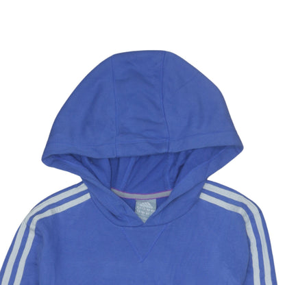 Mens UK Size M adidas Blue Pullover Hoodie