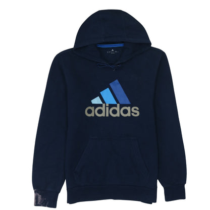 Mens UK Size S adidas Blue Pullover Hoodie