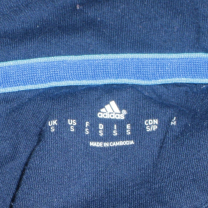 Mens UK Size S adidas Blue Pullover Hoodie