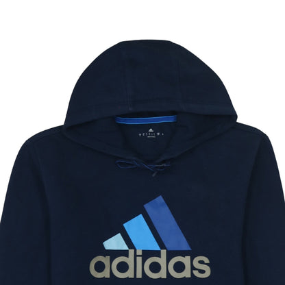 Mens UK Size S adidas Blue Pullover Hoodie