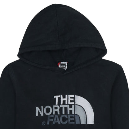 The North Face Boys Black Pullover Hoodie XL Cotton Logo Sweatshirt