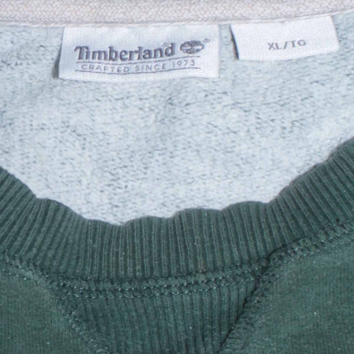 Mens UK Size XL Timberland Green Pullover Sweatshirt