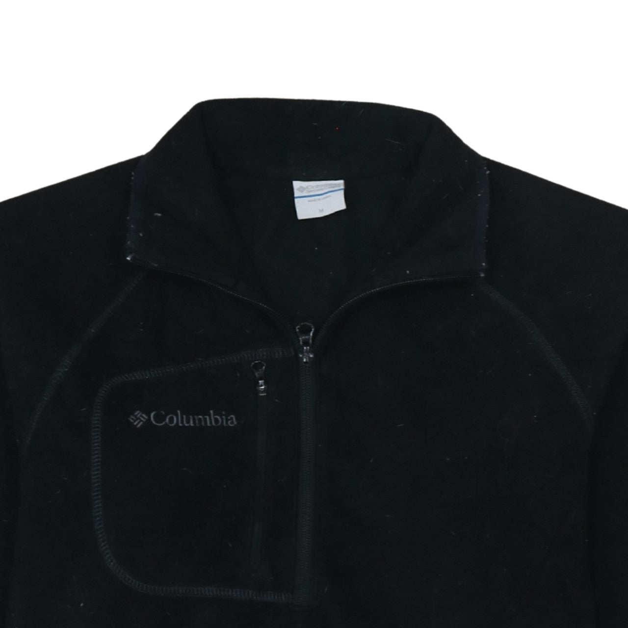 Mens UK Size M Columbia Black Pullover Sweatshirt