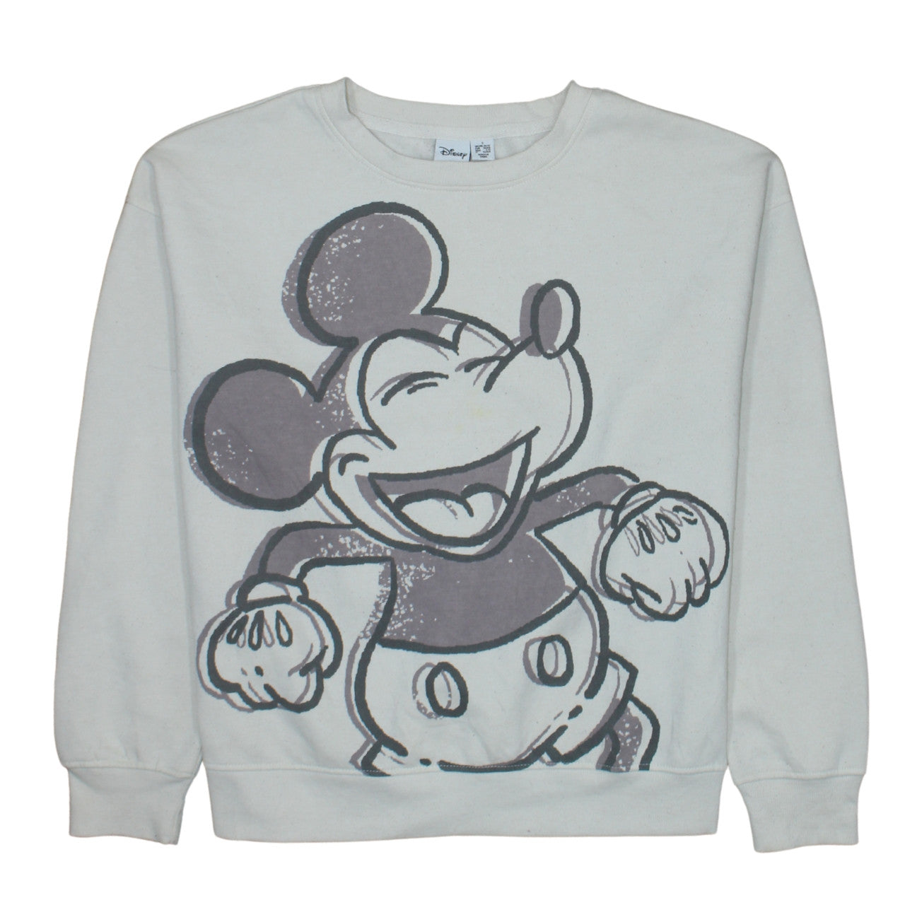 Womens UK Size S Disney Beige Pullover Sweatshirt