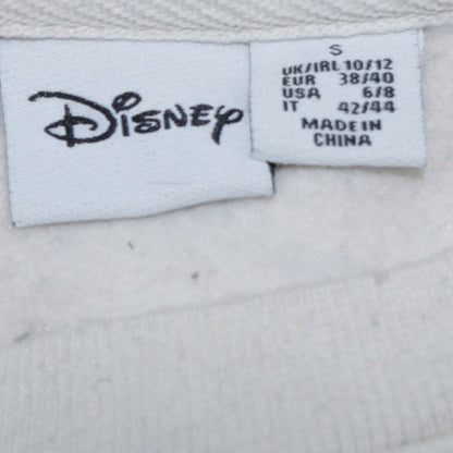 Womens UK Size S Disney Beige Pullover Sweatshirt