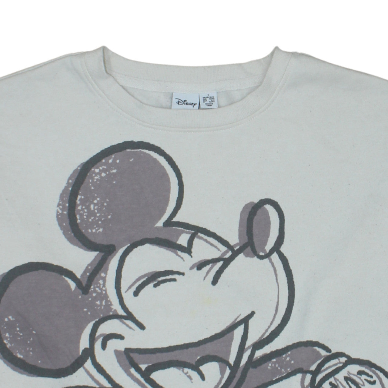 Womens UK Size S Disney Beige Pullover Sweatshirt