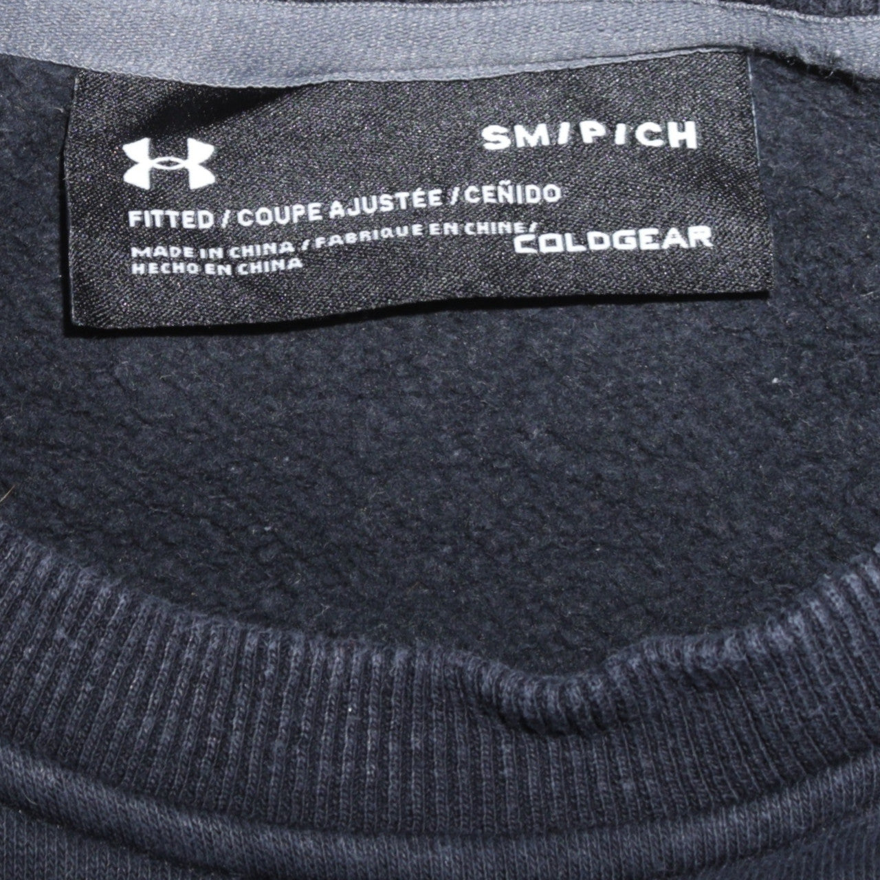 Mens UK Size S Under armour Black Pullover Sweatshirt
