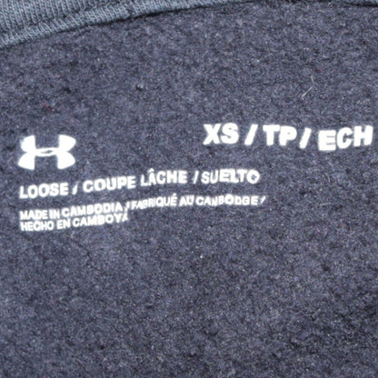 Mens UK Size XS Under armour Black Pullover Hoodie