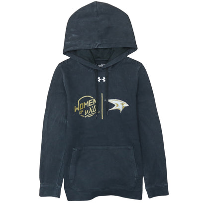 Womens UK Size XS Under armour Black Pullover Hoodie