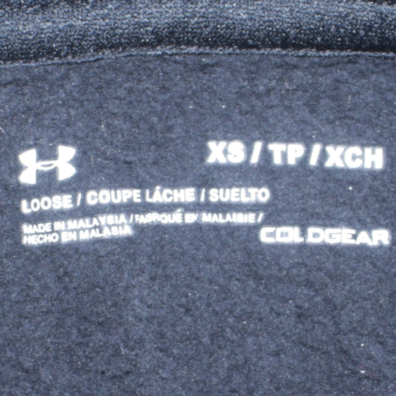 Womens UK Size XS Under armour Black Pullover Hoodie